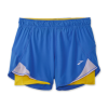 Pantalón Running Brooks Chaser 5" 2-in-1 Azul Ocre Mujer -Fitness comercio pantalon running brooks chaser 5 2in1 azul ocre mujer