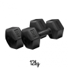 Pesas Iron Gym 6kg X 2 Fixed Hex Dumbbell 1 Pesas Iron Gym 6kg X 2 Fixed Hex Dumbbell -Fitness comercio pesas iron gym 6kg x 2 fixed hex dumbbell