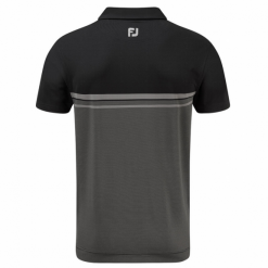 Foot Joy Polo Golf Footjoy Lisle Engineered EOE Stripe Negro -Fitness comercio polo golf footjoy lisle engineered eoe stripe negro 1