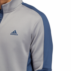 Sudadera Golf Adidas Color Block Gris Hombre -Fitness comercio sudadera golf adidas color block gris hombre 2