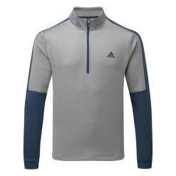 Sudadera Golf Adidas Color Block Gris Hombre