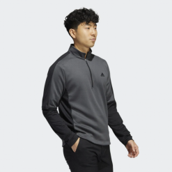Adidas Golf Sudadera Golf Adidas Color Block Quarter Zip Gris Hombre -Fitness comercio sudadera golf adidas color block quarter zip gris hombre 2
