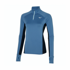 Sudadera Mizuno Active Warmalite HZ Azul Mujer