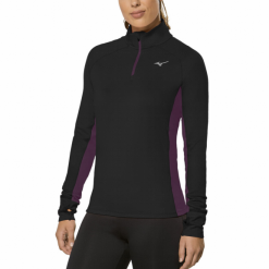 Sudadera Mizuno Active Warmalite HZ Negro Mujer