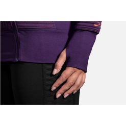 Sudadera Running Brooks Fly-By Hoodie Morado Mujer 8 Sudadera Running Brooks Fly-By Hoodie Morado Mujer -Fitness comercio sudadera running brooks flyby hoodie morado mujer 2