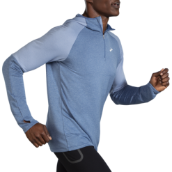 Sudadera Running Brooks Notch Thermal 2.0 Azul Hombre -Fitness comercio sudadera running brooks notch thermal 20 azul hombre 2