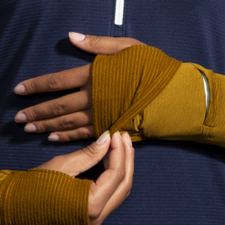 Sudadera Running Brooks Notch Thermal 2.0 Azul Marrón Mujer -Fitness comercio sudadera running brooks notch thermal 20 azul marron mujer 4