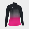 Sudadera Running Joma Elite VII Negro Rosa Blanco Mujer -Fitness comercio sudadera running joma elite vii negro rosa blanco mujer