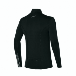 Sudadera Running Mizuno Active Warmalite HZ LS Negro Hombre -Fitness comercio sudadera running mizuno active warmalite hz ls negro hombre 1