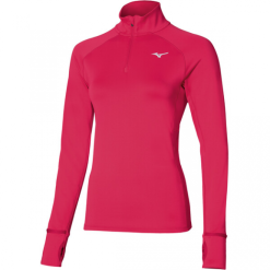Sudadera Running Mizuno Active Warmalite HZ Rosa Mujer