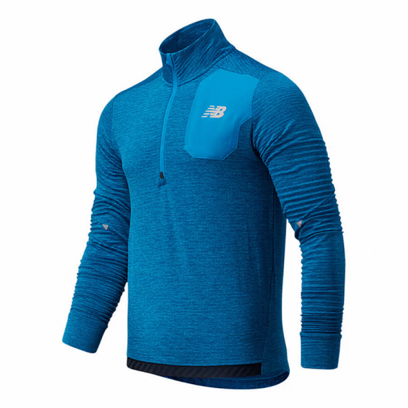 Sudadera Running New Balance Heat Grid Azul Jaspeado Hombre 3 Sudadera Running New Balance Heat Grid Azul Jaspeado Hombre