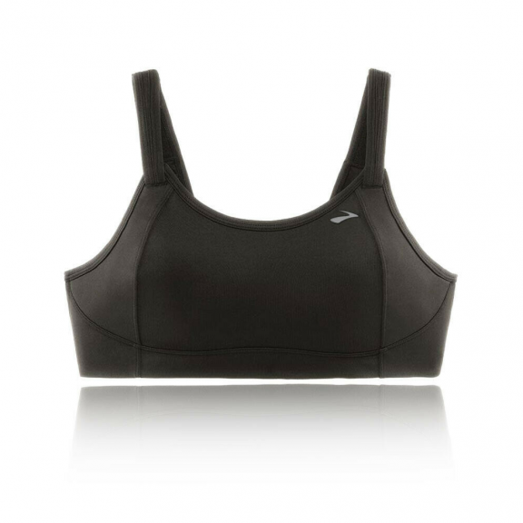 Sujetador Deportivo Brooks Fiona Negro Mujer 3 Sujetador Deportivo Brooks Fiona Negro Mujer