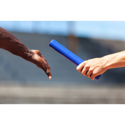 Testigo Relevos Softee Aluminio Antideslizante Azul -Fitness comercio testigo relevos softee aluminio antideslizante azul 2