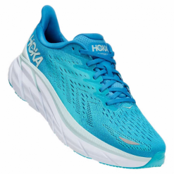 Zapatillas Hoka Clifton 8 Azul Claro Blanco Hombre -Fitness comercio zapatillas hoka clifton 8 azul claro blanco hombre 2
