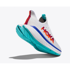 Zapatillas Running Hoka Carbon X 3 Blanco Azul Fuego Hombre -Fitness comercio zapatillas running hoka carbon x 3 blanco azul fuego hombre 5