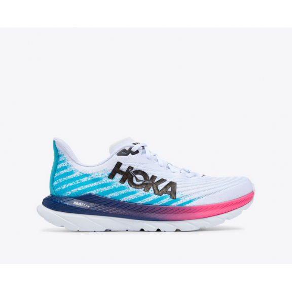Zapatillas Running Hoka Mach 5 Blanco Azul Rosa Hombre 3 Zapatillas Running Hoka Mach 5 Blanco Azul Rosa Hombre