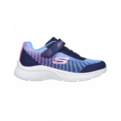 Zapatillas Skechers Microspec Plus Azul Rosa Niños