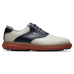 Foot Joy Zapato Golf Footjoy Traditions Beige Marino Hombre