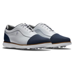 Foot Joy Zapato Golf Footjoy Traditions Mujer Blanco/azul -Fitness comercio zapato golf footjoy traditions mujer blancoazul 3