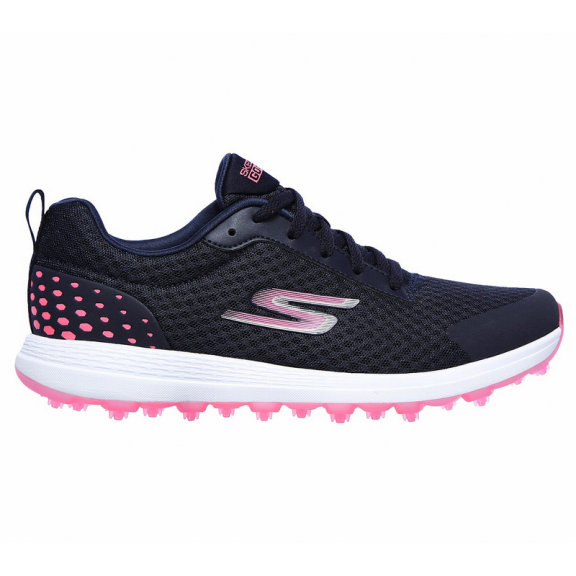 Zapatos De Golf Skechers Max-Fairway Azul Rosa Mujer 3 Zapatos De Golf Skechers Max-Fairway Azul Rosa Mujer