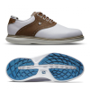 Foot Joy Zapatos Golf Footjoy Traditions Blanco Marrón Hombre