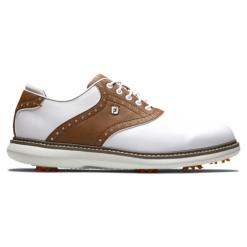 Foot Joy Zapatos Golf Footjoy Traditions Blanco Marrón Hombre