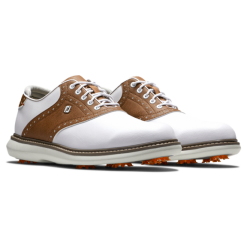 Foot Joy Zapatos Golf Footjoy Traditions Blanco Marrón Hombre -Fitness comercio zapatos golf footjoy traditions blanco marron hombre 6
