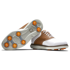 Foot Joy Zapatos Golf Footjoy Traditions Blanco Marrón Hombre -Fitness comercio zapatos golf footjoy traditions blanco marron hombre 8