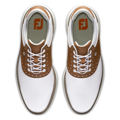 Foot Joy Zapatos Golf Footjoy Traditions Blanco Marrón Hombre -Fitness comercio zapatos golf footjoy traditions blanco marron hombre 9